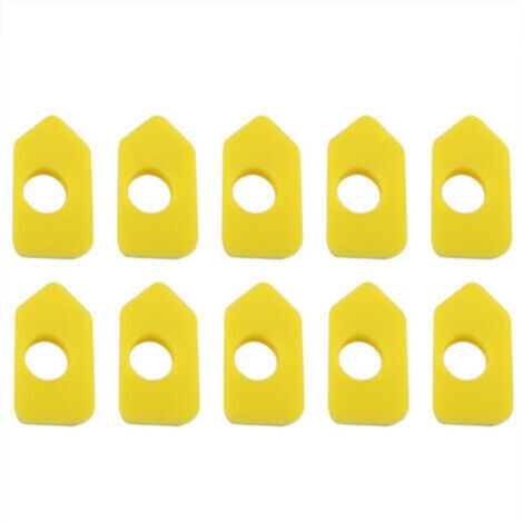 Lot de 10 Filtres à Air en Éponge Jaune pour Entretien Ménager- (1/5)