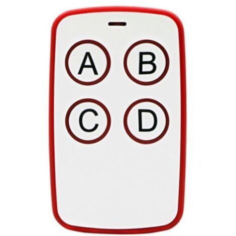(Rouge) télécommande à copie filaire 433Mhz pour porte de garage électrique, portable longue distance (1/5)