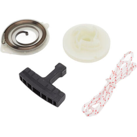 Kit de Réparation pour Démarreur de Tronçonneuse Modèles 445e 450 455 460 - Corde Poulie Ressort Poignée - Couleur Poignée Aléatoire - (1/2)