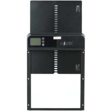 Porte automatique de poulailler avec minuterie en alliage d'aluminium IP45 affichage LED étanche -porte automatique de poulet alimenté par batterie pour la ferme (1/5)