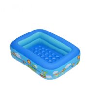 Piscine Enfant,Piscine Gonflable Carré,Pataugeoire Gonflable,Piscine Pataugeoire,Pataugeoire Carré,Piscine Gonflable Enfant,Piscine d'eau pour Enfants Intérieur et Extérieur