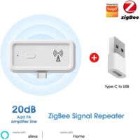 Répéteur Zigbee 3.0 Tuya - Amplificateur De Signal Pour Domotique - Prise UE - Étend La Portée De Votre Réseau Intelligent