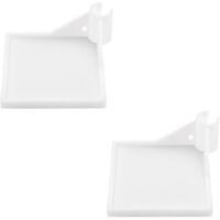 Grow Tent Corner Shelves, 2 Pack 3.5 x 3.5 inch Corner Shelving Growing Bar Accessories Grow Tent Shelves, Multi-Function Tent Rack, for