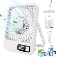 Ventilateur De Bureau Oscillant, Petit Ventilateur De Table Usb À 5 Ventilateur De Bureau Oscillant, Petit Ventilateur De Table Usb À 5