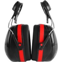 Casque antibruit avec fixation pour casques de sécurité, éponge en PVC, protection auditive, réduction du bruit, réduction du bruit, par défaut