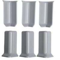 Blocs D'angle Pour Plinthe En Pin - 5,5 X 3/4 Pouces - Lot De 10 - Neuf