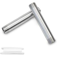 2 Pcs 150MM 3/4" mâle × 3/4" mâle filetage BSP Acier inoxydable 304 Extender Nipple Cast Pipe Fittings