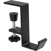 1 x Headphone Holder, Suppor Headphone Holder Adjustable Desk Desk with Hanging Hook Desk Organizer for Gaming Headphones Keys Accessories