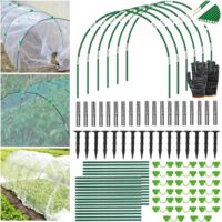 Arceaux Serre De Jardin, Arceaux pour Serre Tunnel, Cerceau de Serre de Jardin, Cerceau pour Serre de Jardin, Kit De Maison De Cerceau De Jardin, Garden Arceaux pour Serre Tunnel