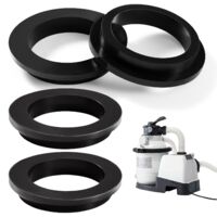 4 Pieces 11412 L Shape Pool Pump O-Rings L Shape Pool O-Ring O-Ring for Swimming Pool, Compatible with Intex 26323CA, 26323EH, 26331CA, 26331EH, 26337EH