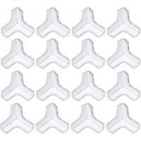 Baby Table Corner Protector, 16 Pieces Transparent Corner Furniture Protector, Strong Transparent Adhesion, Table Corner Protection, Suitable for Cribs, Fireplace, Table, Corners