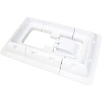 7 pièces Supports de montage de panneaux solaires, sans perçage, pour camping-cars, camping-cars, toits, blanc