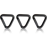 Lot de 3 mousquetons triangulaires avec mousquetons et mousquetons