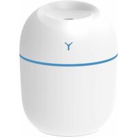 Humidificateur dair, Andoer 220ml humidificateur dair Silencieux, humidificateur dair bebe avec Veilleuse USB Humidificateur sans eau Humidificateur Automatique pour la Voyage Bureau Chambre