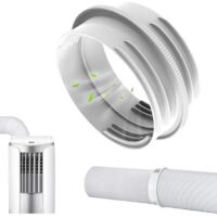 Tuyau Climatiseur Mobile Adaptateur Clim Fenetre, 130 mm intérieur/150 mm Extérieur, Raccord de Tu-yau d'échappement de Climatisation, Adaptateur de Tuy-au D'échappement pour Climatisation