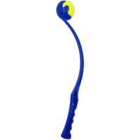 Lanceur de balles de Tennis pour Chien, Jouets pour Chiens interactifs avec Lanceur de balles pour Chien avec poignée Ergonomique, Lanceur de Balle portatif pour Jeu de récupération de