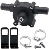 Water Pump for Home Garden, Portable Mini Water Pump Self Priming Electric Borehole Pump with 6.35mm Shank Diesels Oil Fluid Water Hand Electric Borehole Transfer Pumps Fast Speed,(1pcs)