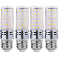 Lot de 4 ampoule E27, ,ampoule led 1340LM, 16W ampoule LED Intérieur Équivalent 150W Lampe Halogène,Non-dimmable, Convient pour le Bureau, l'utilisation à la maison,Gros culot à vis E27 Maïs LED(6000