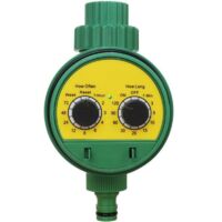 Ordinateur d'arrosage automatique Minuterie d'arrosage Minuterie d'arrosage Horloge avec plusieurs programmes d'arrosage pour l'agriculture à effet de serre de jardin