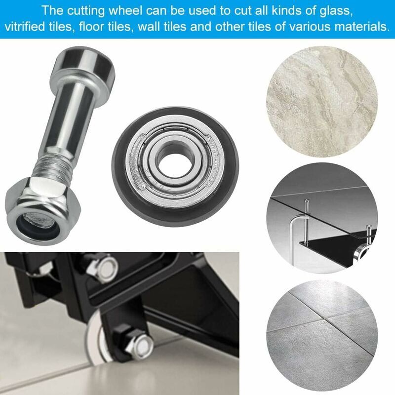 Cross Tools Roue De Coupe Carbure Tungstène 22mm - Rechange Pour Coupe-Carreaux Manuel Cut 730 (68659)