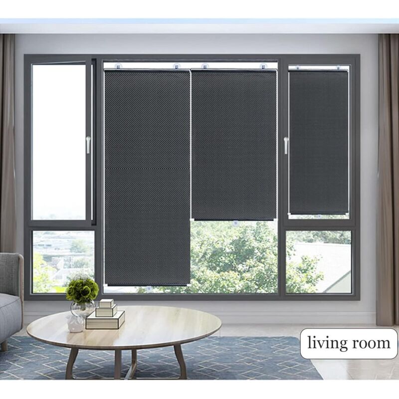 Store à Ventouse Pour Fenêtre - Protection Solaire Et Brise-vue, Sans Perçage, Facile à Installer - 8