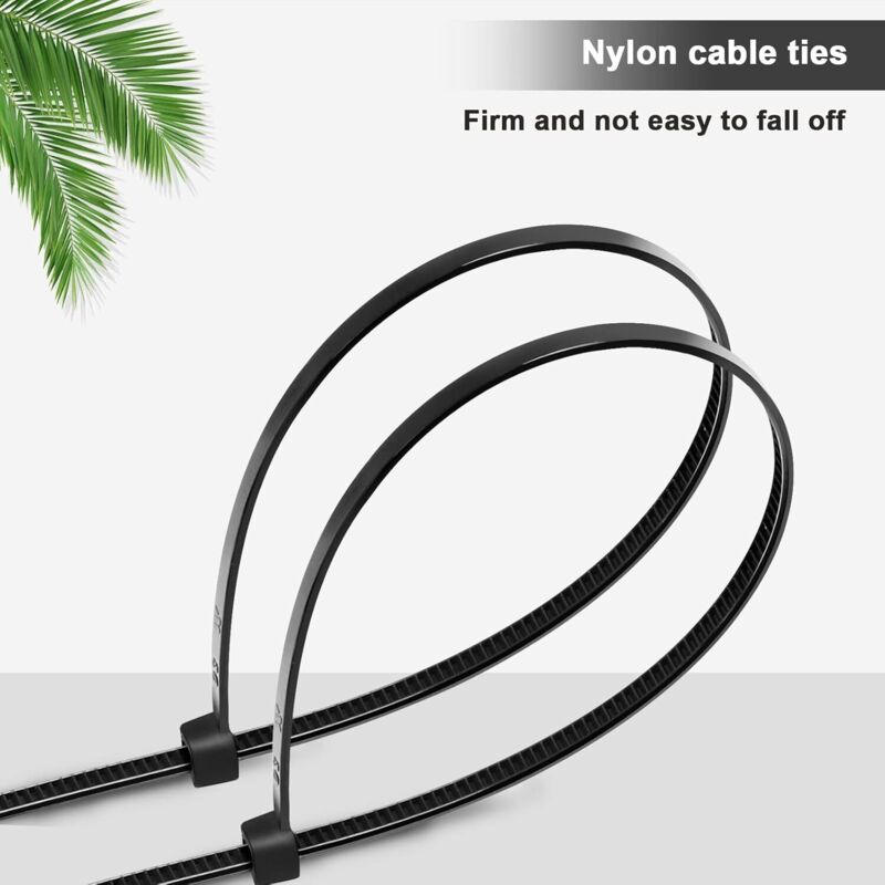 200 Pièces Collier De Serrage Attache Câble Serre Câbles Nylon Auto