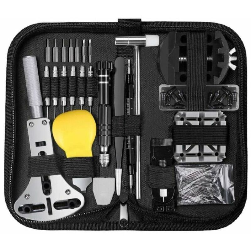 Ouvre-boîtier De Montre Universel Réglable - EJ.LIFE - Blanc - 6 Rainures - Acier Durable