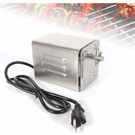 SP S40 Moteur électrique pour Barbecue en Acier Inoxydable, Moteur Professionnel pour Barbecue, Poulet, Porc, Chèvre grillée à l'extérieur (220V 240V)