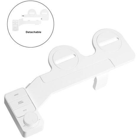 [JAMAIS UTILISÉ]Bidet non électrique, Bidet Toilette WC, fixation pour bidet à double buse, toilettes portatives avec Livré avec 3 modes de nettoyage, Convient également à certains camping-cars (1/4)