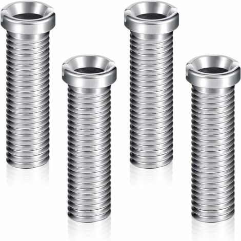 4 Vis de Panier d'Évier 45 mm Vis de Bonde en Acier Inoxydable Accessoires de Fixation Vis de Boulon d'Évier Vis de Bouchon de Crépine de Panier d'Évier pour Cuisine Lavabo-INHHUB