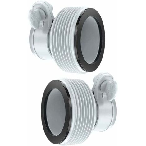 Intex Kit adaptateur de conversion de tuyau B pour tuyau Intex B Pool 3,2 cm à 3,8 cm Pièces de conversion de rechange (1/5)