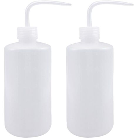 2 Pièces Arrosoir en Plastique, 500ML avec Pipette, Bouteille à Presser pour Plantes et Tatouages (1/4)