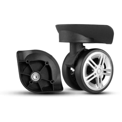 [JAMAIS UTILISÉ]2 roulettes doubles à roulement à rouleaux est conçu pour offrir une solution de réparation pratique pour les trolleys et les valises.