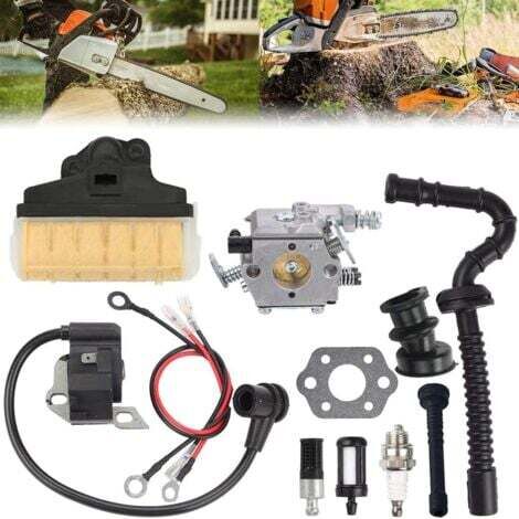 Carburateur pour Stihl MS210 MS230 MS250 021 023 025 tronçonneuse, remplacer pour Walbro WT-286 Carb 1123-120-0605, avec Bobine d'allumage de Filtre à Air (1/5)