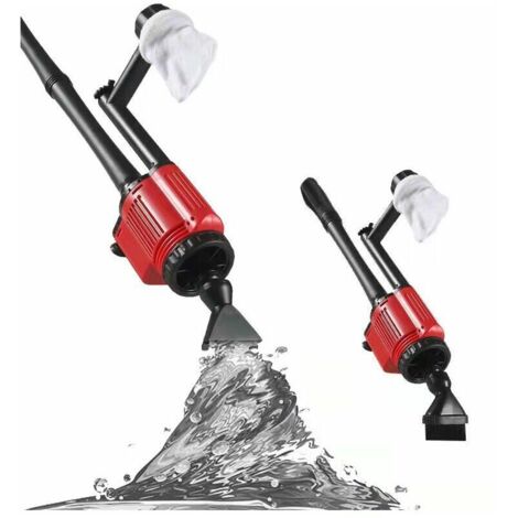 [JAMAIS UTILISÉ]Aspirateur électrique pour aquarium, nettoyeur de sable et gravier - Siphon pour changement d'eau, filtrage et nettoyage de la saleté dans l'aquarium.-INHHUB