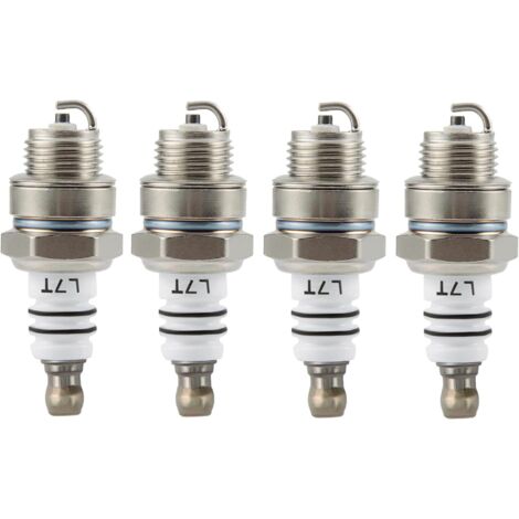 [JAMAIS UTILISÉ]4 Pcs Set Bougies d'allumage L7T Remplacement pour moteur 2 temps 33cc 43cc 47cc 49cc ATV cyclomoteur Scooter Super poche Motor Pocket Bike-INHHUB (1/5)
