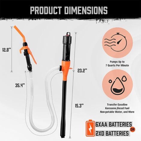 Douche de Camping Portable, 2,5 L par Min Pompe de Douche de Camping