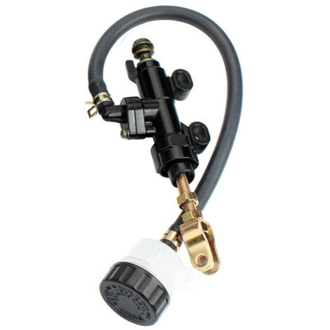 Pompe de maître-cylindre de frein arrière avec réservoir – Compatible moto, dirt bike, ATV – Matériau aluminium – Installation facile (1/5)