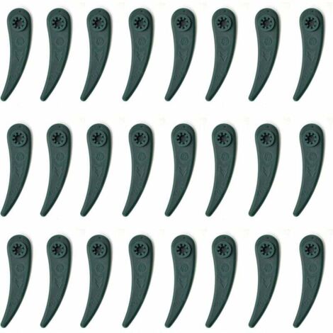 Lot de 24 lames de rechange en plastique pour coupe-bordures Bosch Durablade Art 23-18 LI Art 26-18 LI (1/5)