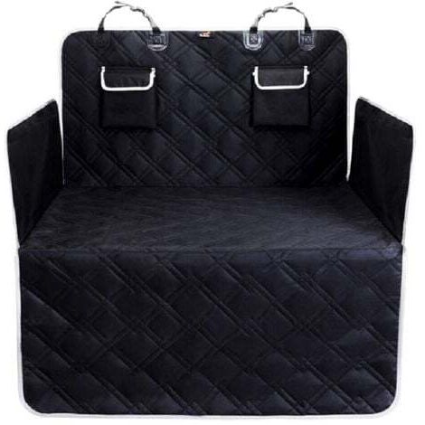 Protection Coffre Voiture pour Chien avec Protection latérale Universelle – Tapis de Protection Robuste pour Chien, 185 x 103 cm Couverture de Coffre pour Toutes Les Voitures