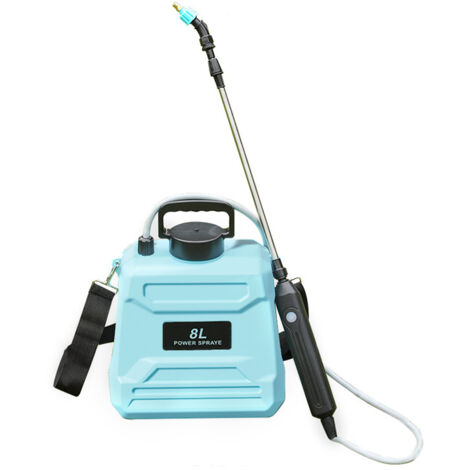 Pulverisateur Electrique 7.4V/2400mAh, Pulverisateur avec Rétractable, Pulverisateur a Pression avec 3 Buses Réglables et Réservoir d'eau, Pulverisateur de Jardin ,8L (1/5)