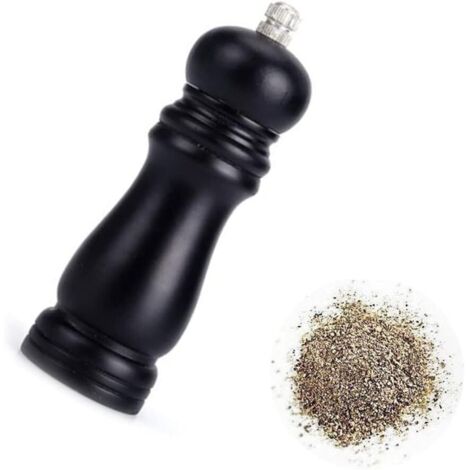 [JAMAIS UTILISÉ]Moulin à Poivre, Moulin à Poivre Manuel, Moulin à Poivre en Bois, Moulin a Poivre et Sel, Moulin à Poivre en Bois Massif, Moulin Sel Poivre Bois, Réglables Broyeur d'Épices, Pour Sel d