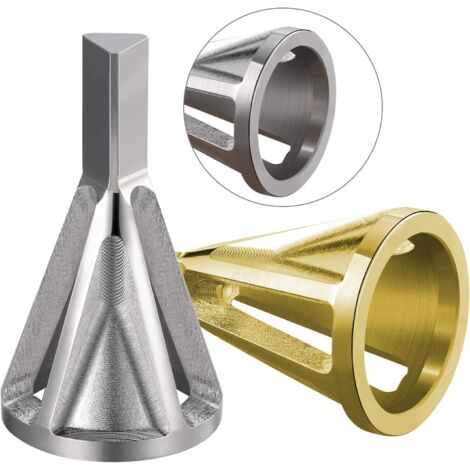 2 Pcs Outil d'Ébavurage Externe, Chamfrein pour Acier Inoxydable, Réparation Rapide des Boulons