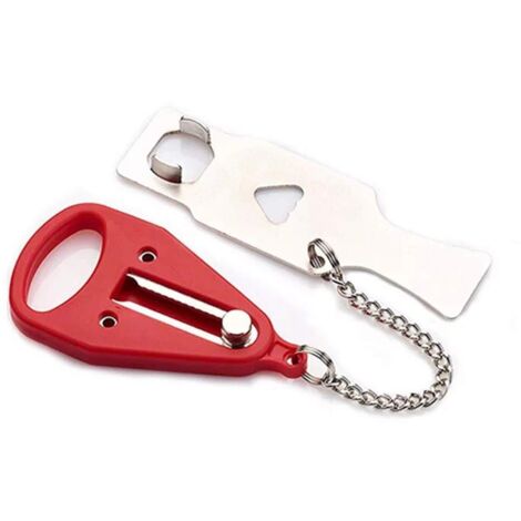 INHHUB Verrouillage de porte portable Verrou de voyage Sécurité supplémentaire et verrouillage de la sécurité Sécurité pour les personnes déplacées à la maison Appartement Résidence Hôtel Motel3pcs-IN (1/5)