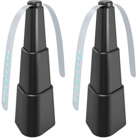 Ventilateur Anti-mouches Portable - Répulsif à Pales Tournantes Et Réflecteurs - Pour Table, Terrasse, Cuisine, Extérieur