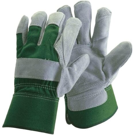 Gants de travail pour hommes - Gants de sécurité robustes pour le travail et les constructeurs - Idéal pour la construction, le jardinage et les travaux de chantier (1/5)