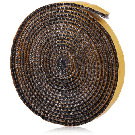 Joint Insert Cheminée Auto-Adhésif, Joints Tressés Résistants à la Chaleur pour Poêle et Cheminée (3mm x 18mm x 4m)