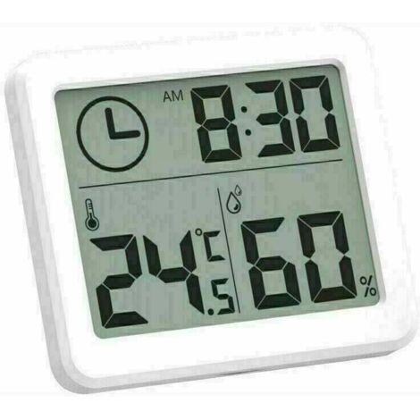 Hygromètre de thermomètre d'intérieur numérique de haute précision, moniteur d'humidité et de température portable pour la maison, le bureau (1/4)