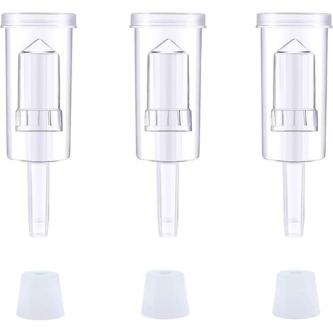 Barboteur de fermentation 3PCS – Dispositifs en silicone de qualité alimentaire – Bouchons en caoutchouc – Pour vin et bière (1/5)