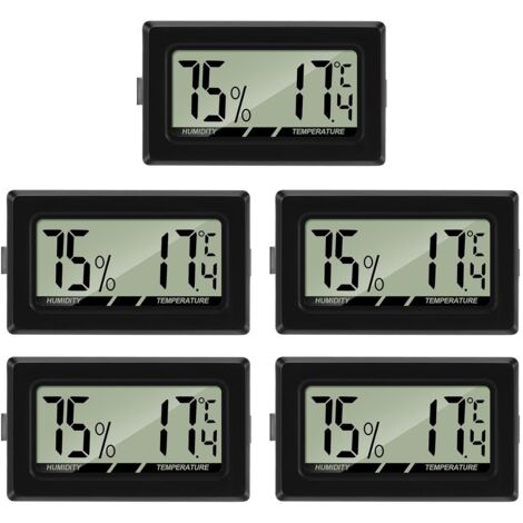 Mini thermomètre LCD numérique hygromètre testeur de température et d'humidité (1/4)